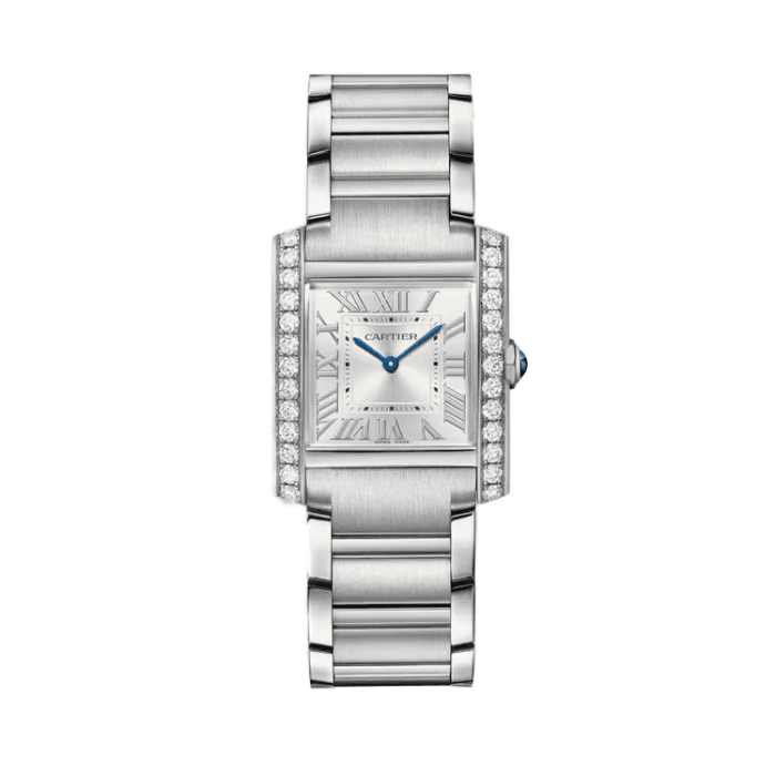 Cartier Tank Française Silver Steel 27mm - Image 1