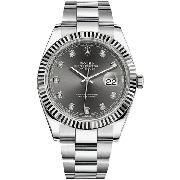 Rolex Datejust Grey Steel 41mm