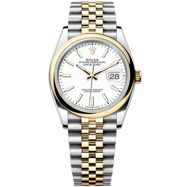 Rolex Datejust White Two-Tone 36mm