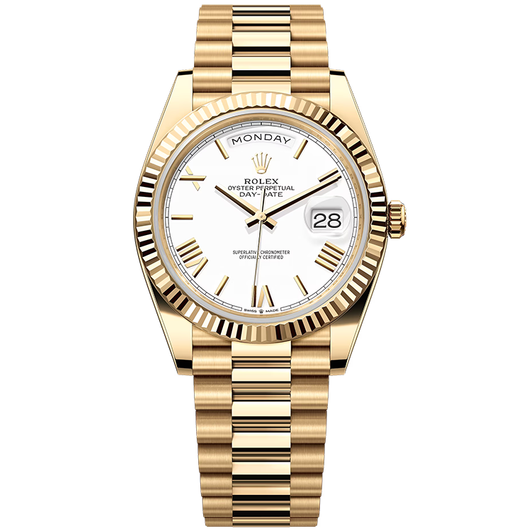 Rolex Day-Date White Yellow Gold 40mm - Image 1