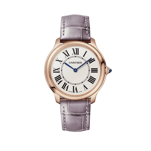 Cartier Ronde Louis White Leather 36mm