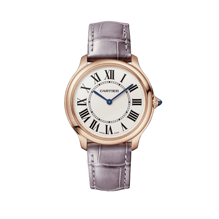 Cartier Ronde Louis White Leather 36mm - Image 1