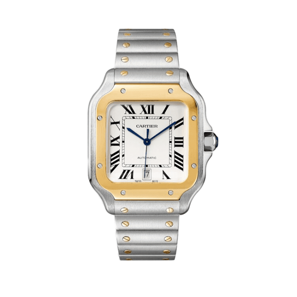 Cartier Santos De Cartier White Steel 39.8mm
