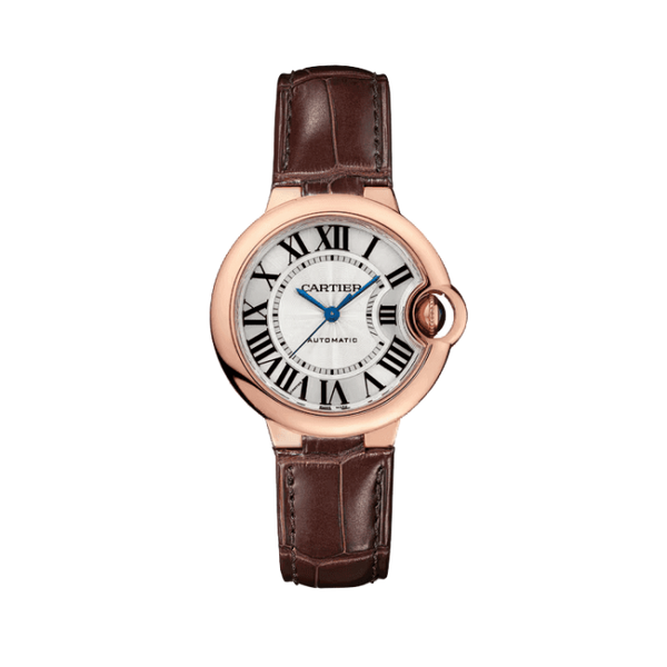 Cartier Ballon Bleu Small Silver Leather 33mm