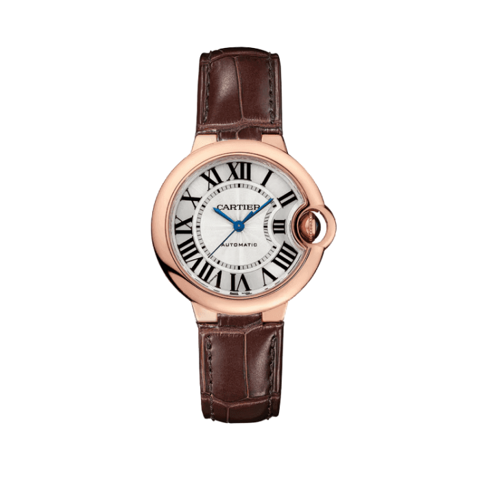 Cartier Ballon Bleu Small Silver Leather 33mm - Image 1