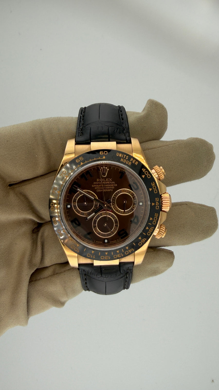 Rolex Daytona Chocolate Leather 40mm - Image 2