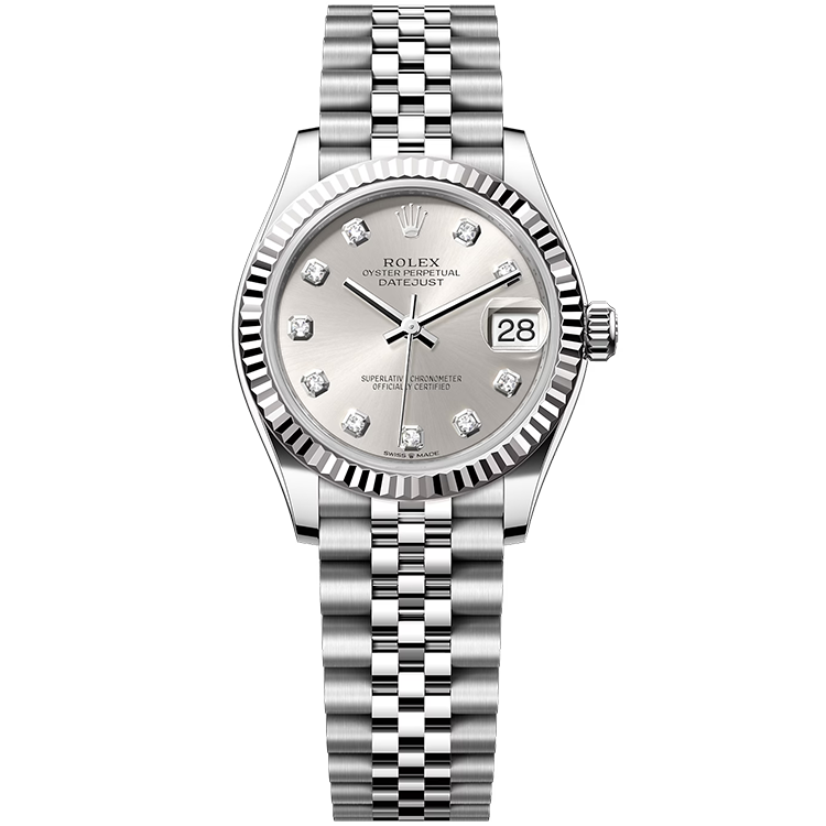 Rolex Datejust Silver Steel 31mm - Image 1