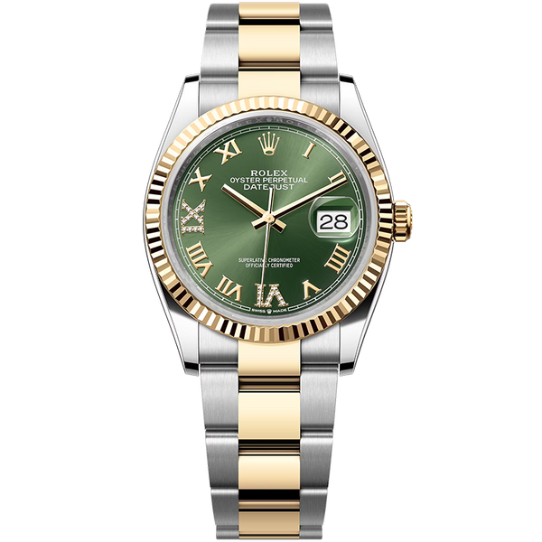 Rolex Datejust Green Two-Tone 36mm