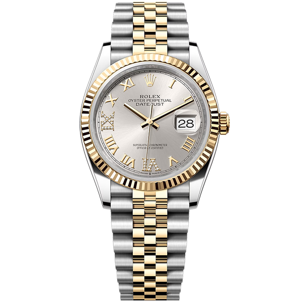 Rolex Datejust Silver Two-Tone 36mm