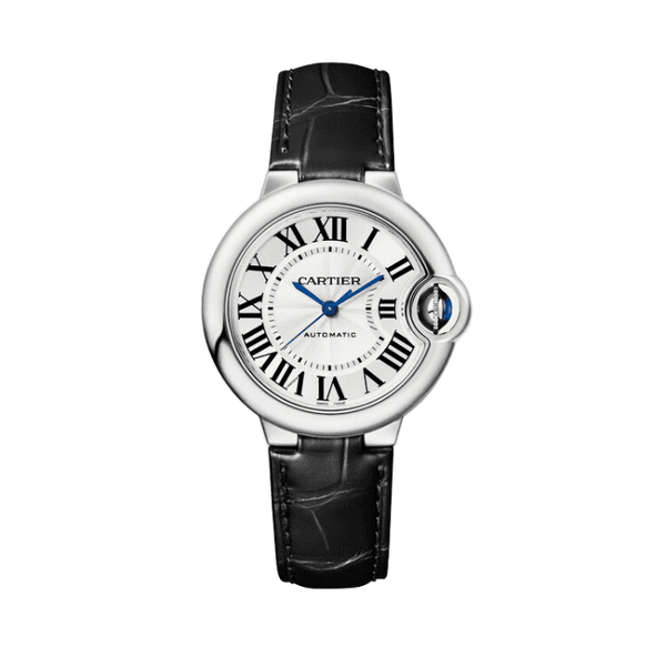 Cartier Ballon Bleu Small Silver Leather 33mm
