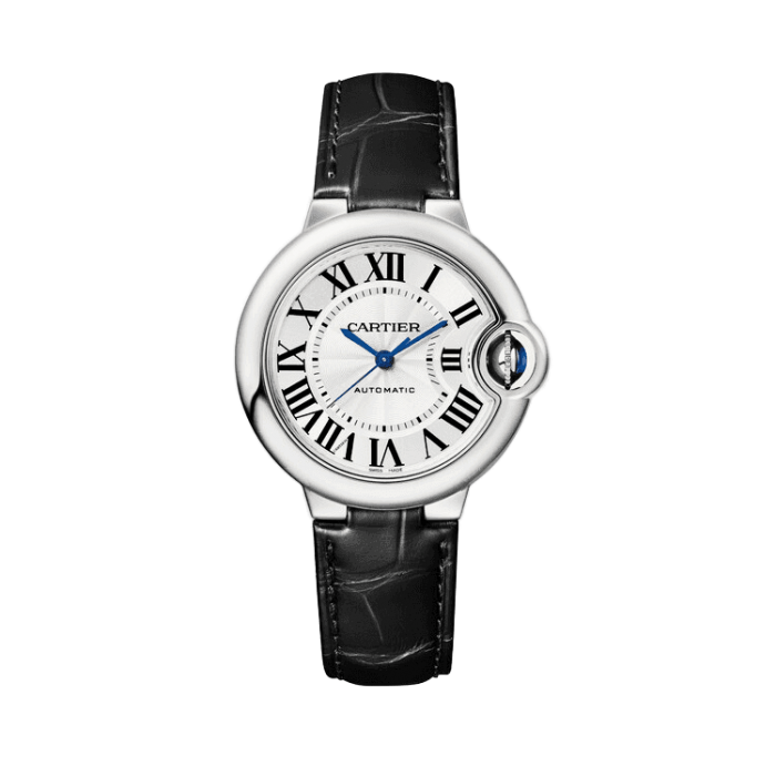 Cartier Ballon Bleu Small Silver Leather 33mm - Image 1