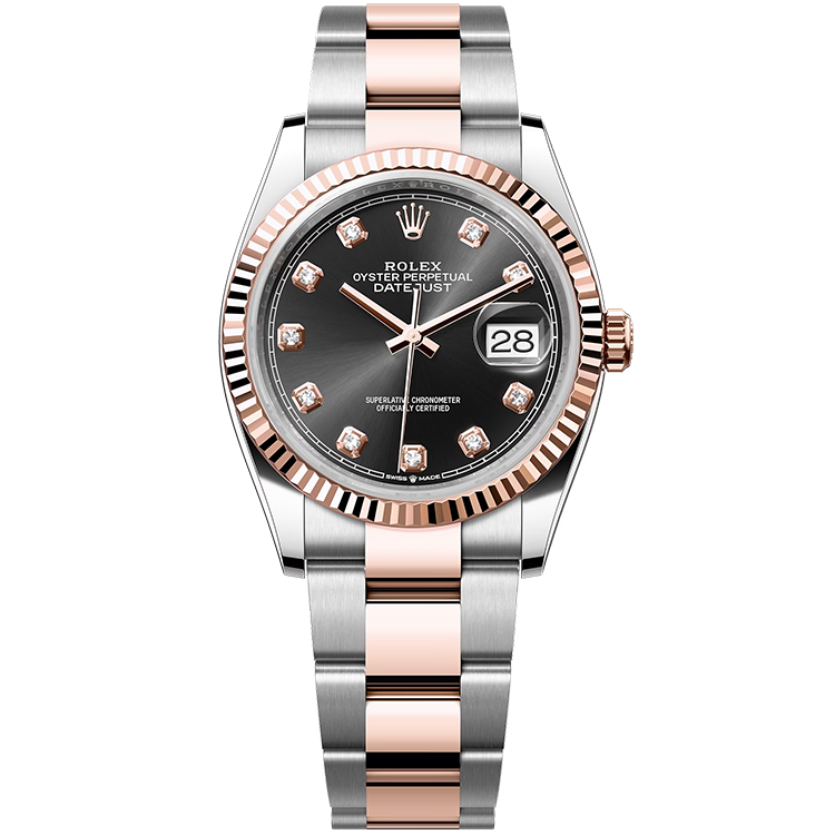 Rolex Datejust White Two-Tone 36mm - Image 1