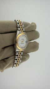 1987 Rolex Date-Just 26 White Diamond Dial 69173 (Watch,Box) - Thumb 4