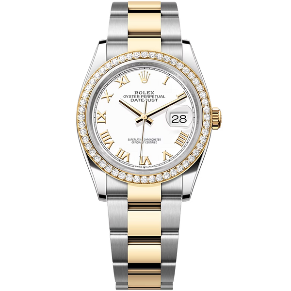 Rolex Datejust White Two-Tone 36mm