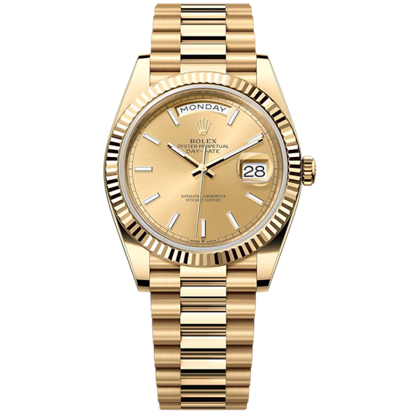 Rolex Day-Date Champagne Yellow Gold 40mm