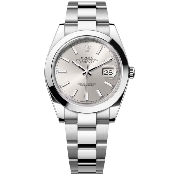 Rolex Datejust Silver Steel 41mm