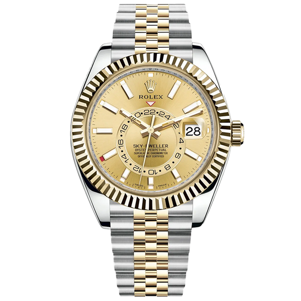 Rolex Sky-Dweller Champagne Two-Tone 42mm