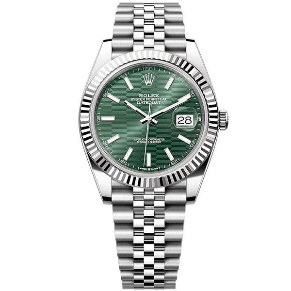 Rolex Datejust Green Steel 41mm