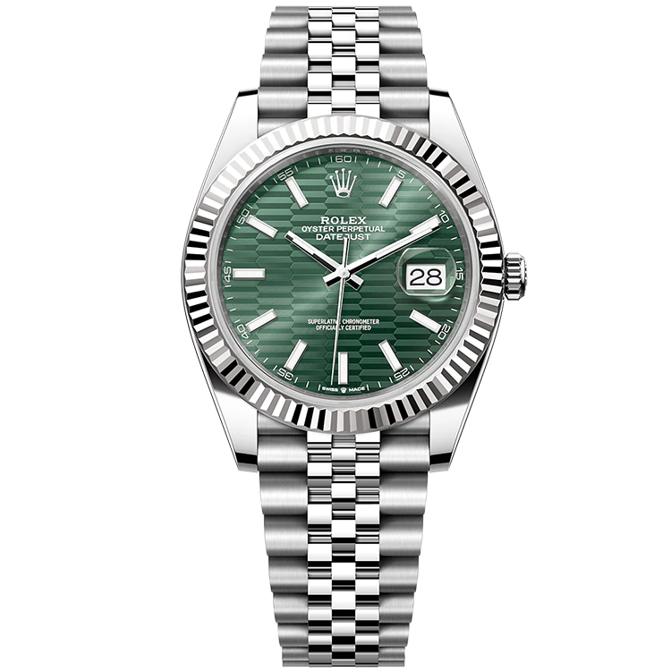 Rolex Datejust Green Steel 41mm - Image 1