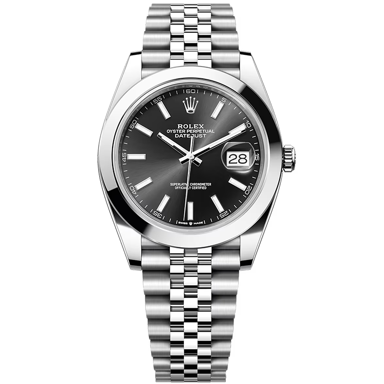 Rolex Datejust White Steel 41mm - Image 1