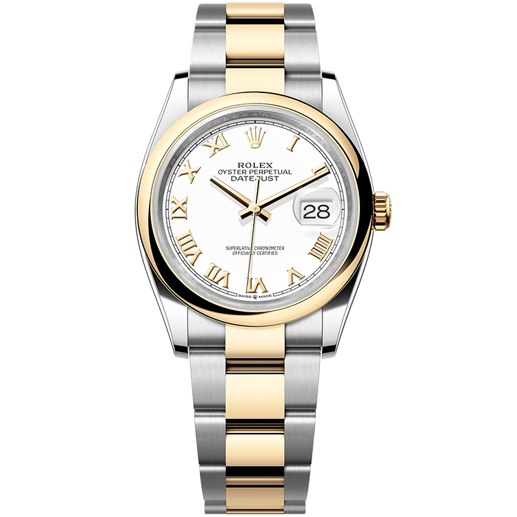 Rolex Datejust White Two-Tone 36mm - Image 1