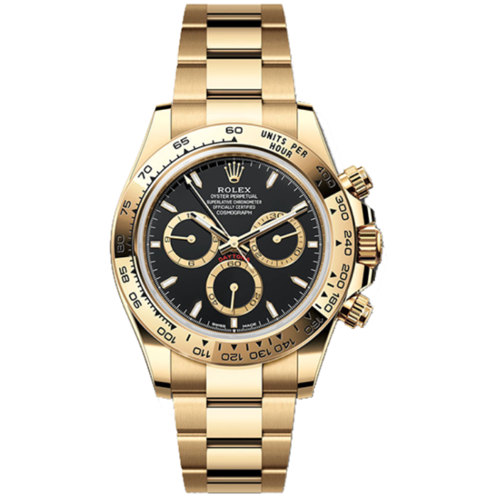 Rolex Daytona Black Yellow Gold 40mm - Image 1