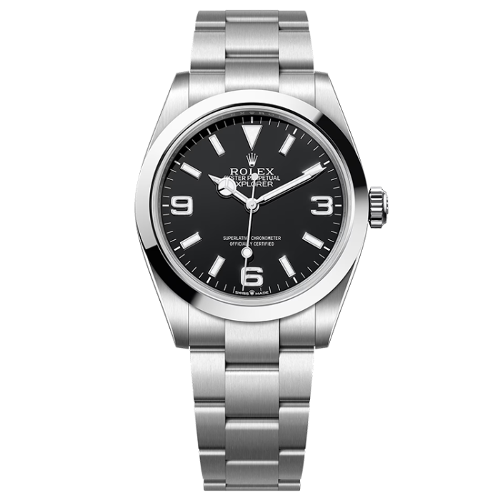 Rolex Explorer Black Steel 40mm - Image 1