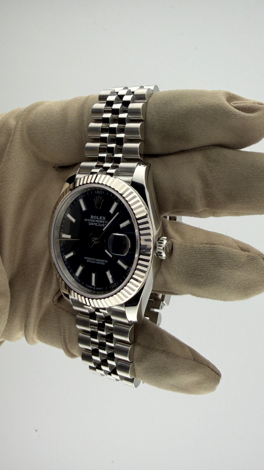 2026 New Rolex Date-Just Blue stock Dial 126334 (Watch, Card & Box) - Image 4