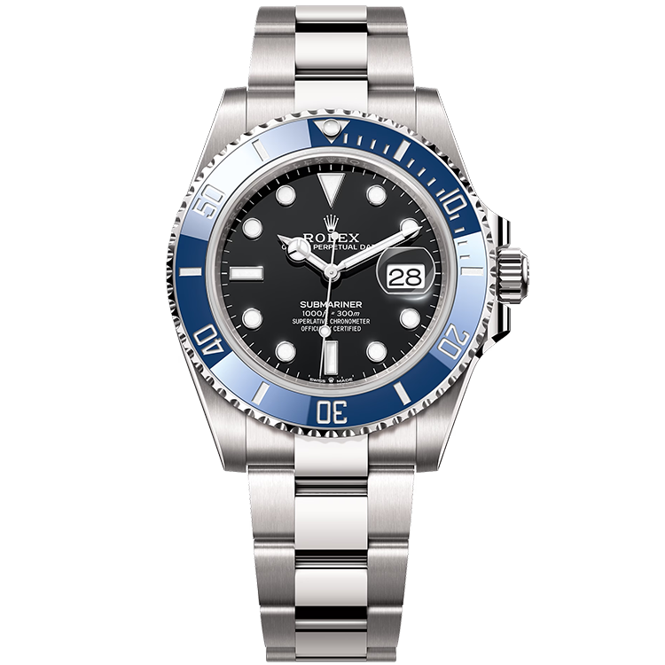 "Cookie Monster" Rolex Submariner Black White Gold 41mm - Image 1