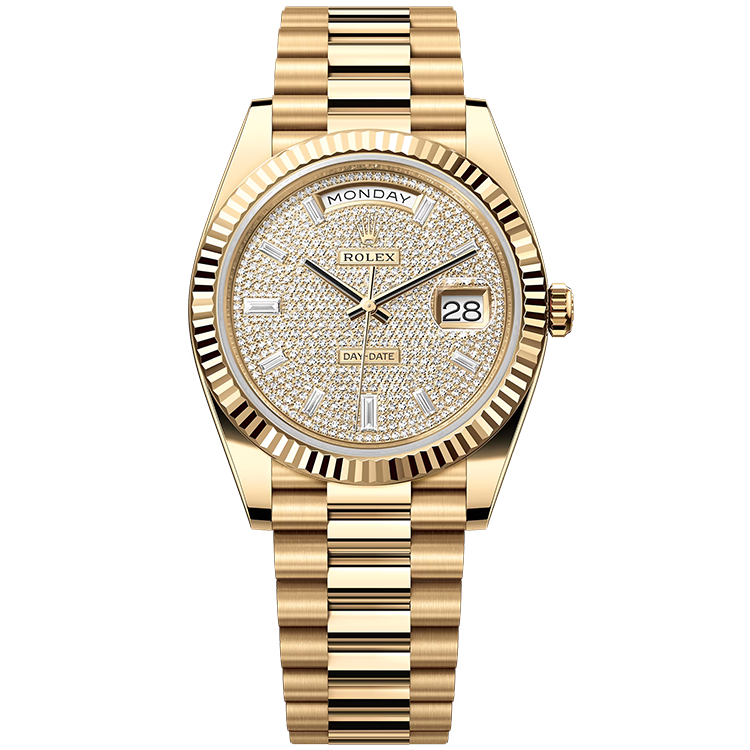 Rolex Day-Date Diamond Pave Yellow Gold 40mm - Image 1