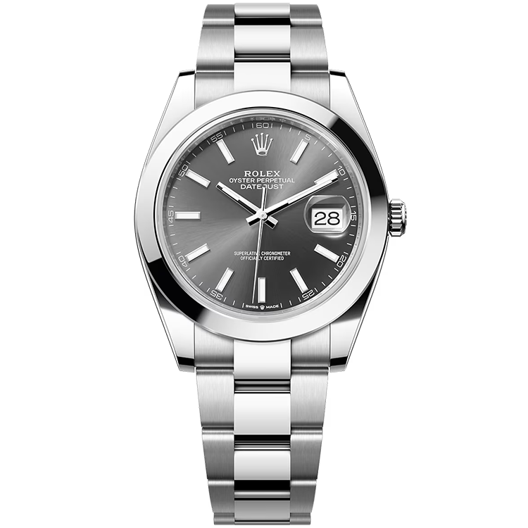 Rolex Datejust Grey Steel 41mm - Image 1