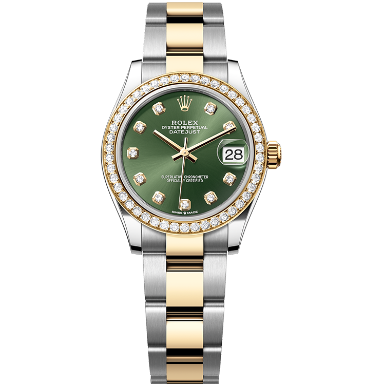 Rolex Datejust Green Two-Tone 31mm - Image 1