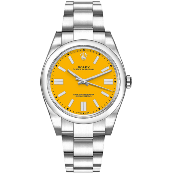 Rolex Oyster Perpetual Champagne Steel 41mm