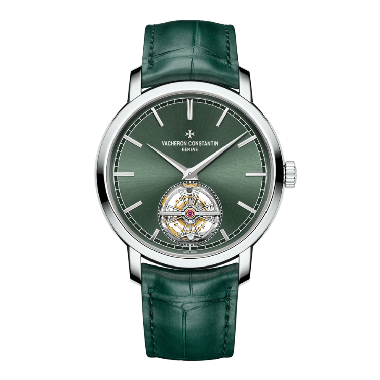 Vacheron Constantin Traditionnelle Tourbillon Green Alligator Leather 41mm - Image 1