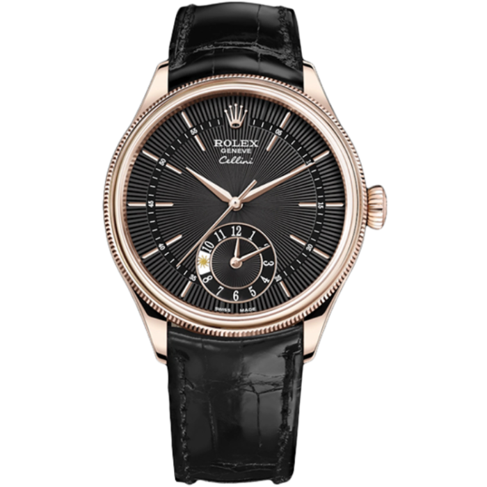 Rolex Cellini Black Leather 39mm - Image 1