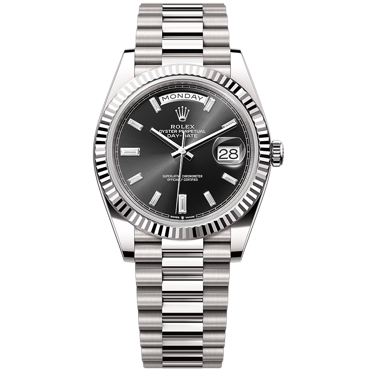 Rolex Day-Date Black White Gold 40mm - Image 1