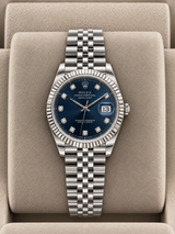 2020 Rolex Datejust Blue Diamond Dial 126334 - Thumb 1