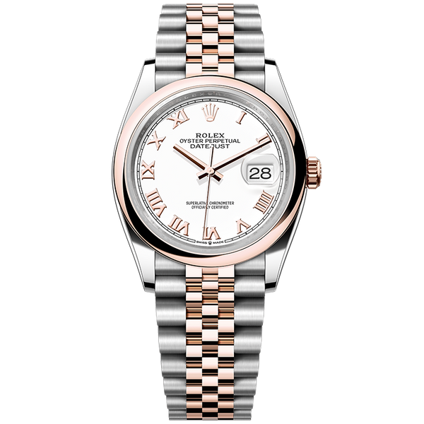 Rolex Datejust White Two-Tone 36mm