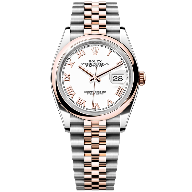 Rolex Datejust White Two-Tone 36mm - Image 1