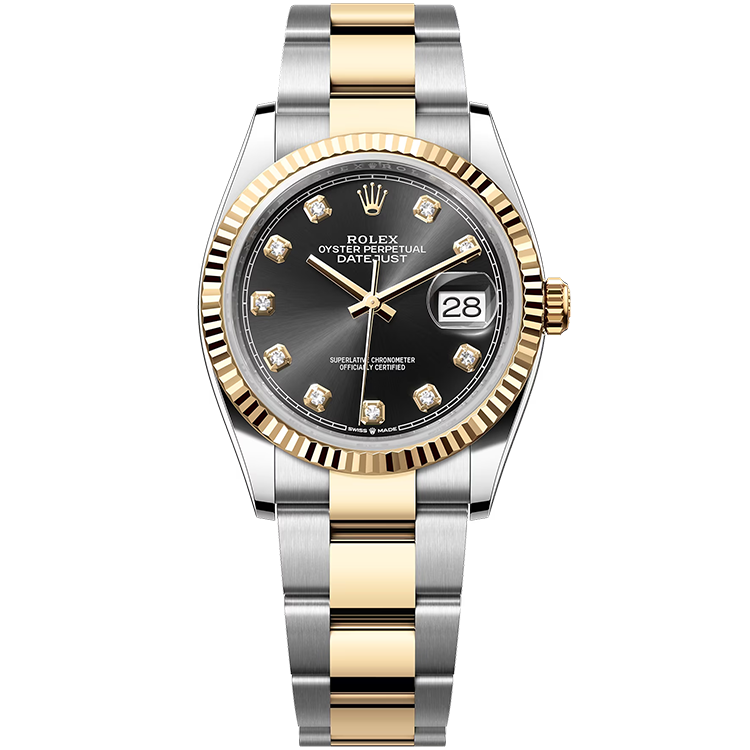 Rolex Datejust Black Two-Tone 36mm - Image 1