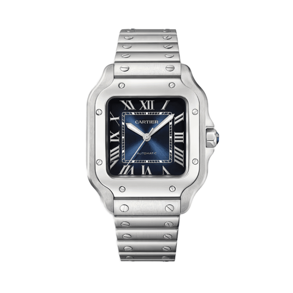 Cartier Santos De Cartier Blue Steel 35.1mm