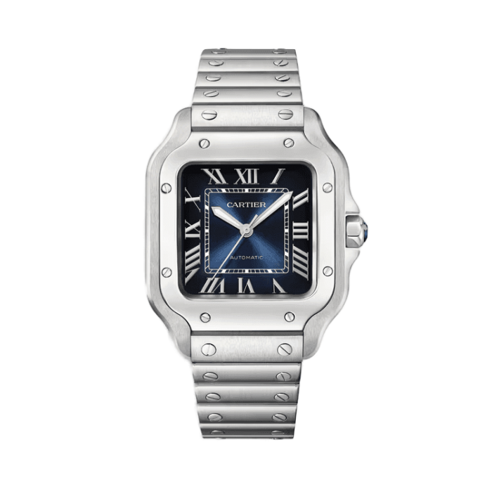 Cartier Santos De Cartier Blue Steel 35.1mm - Image 1