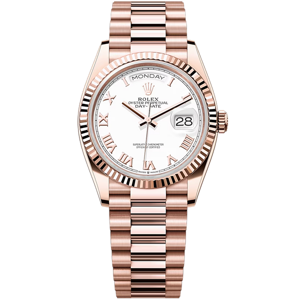 Rolex Day-Date White Rose Gold 36mm