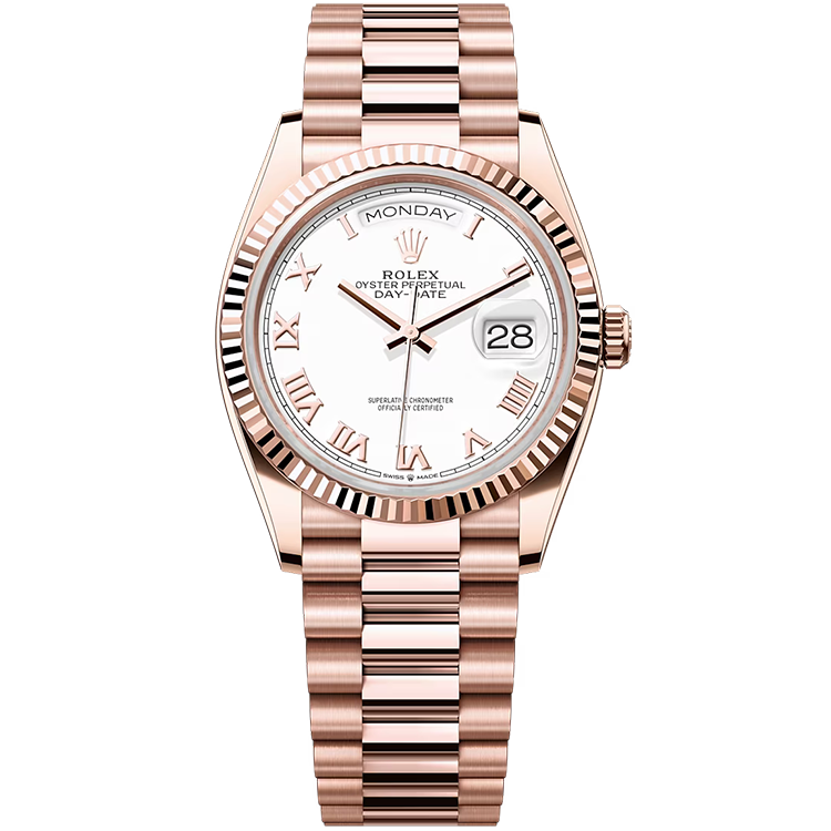 Rolex Day-Date White Rose Gold 36mm - Image 1