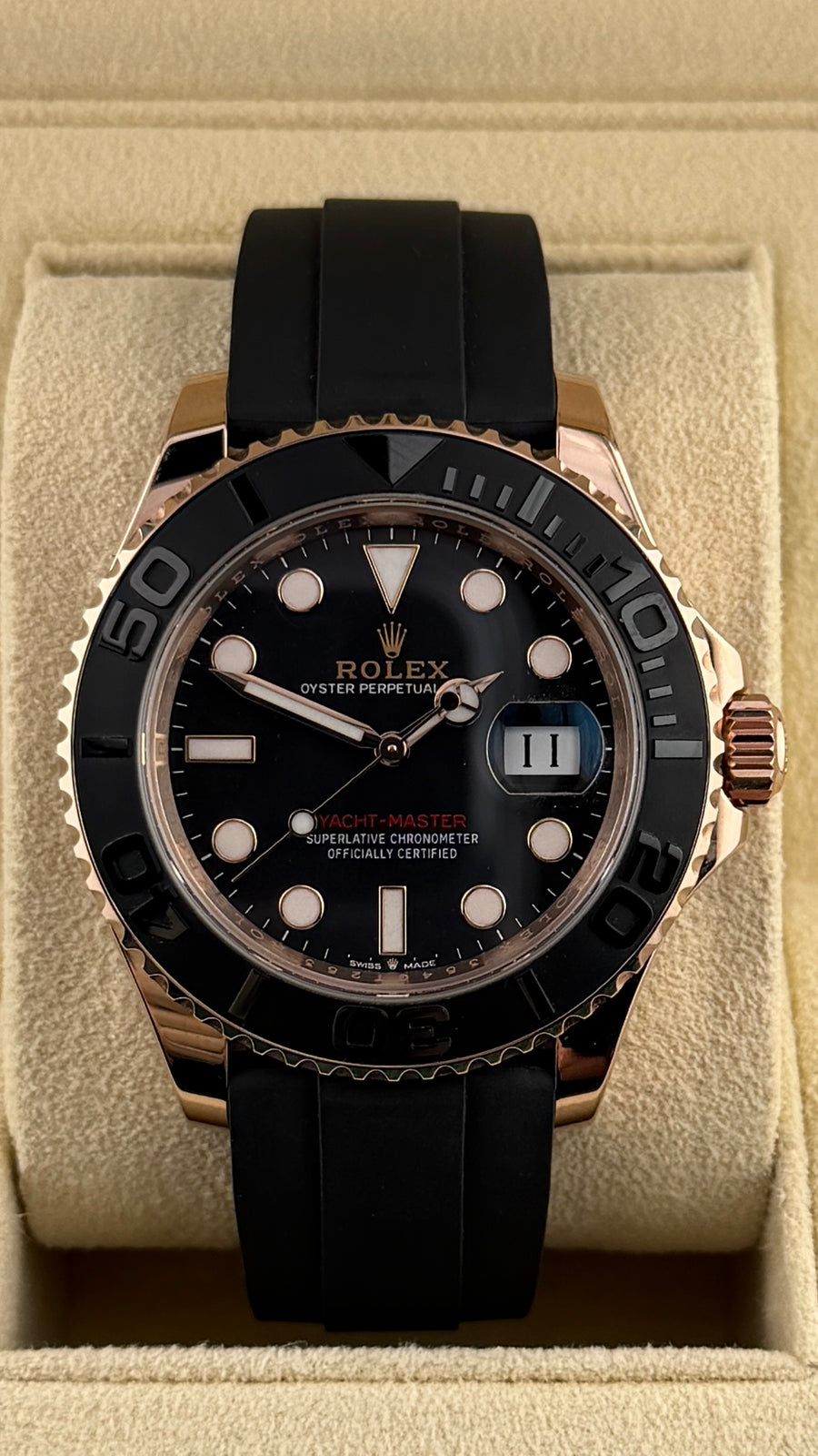 2024 Rolex Yacht Master 126655 (Watch,Card,Box & Booklets) - Image 1