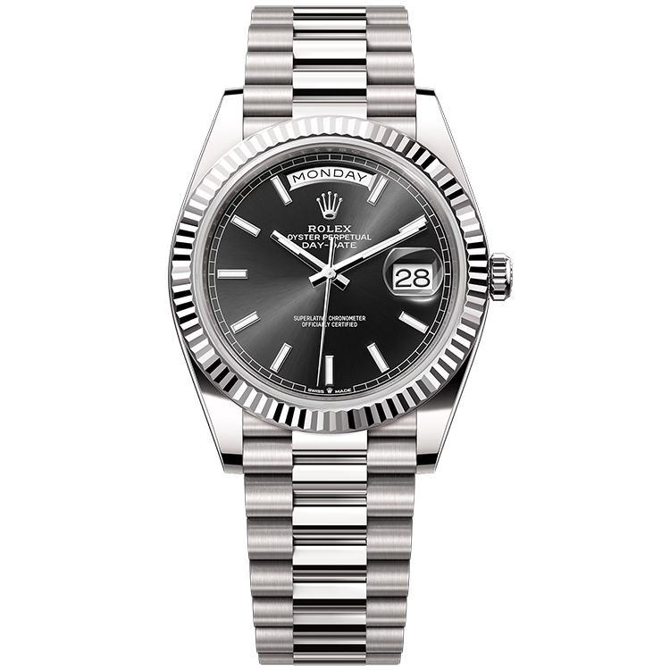 Rolex Day-Date Black White Gold 40mm - Image 1