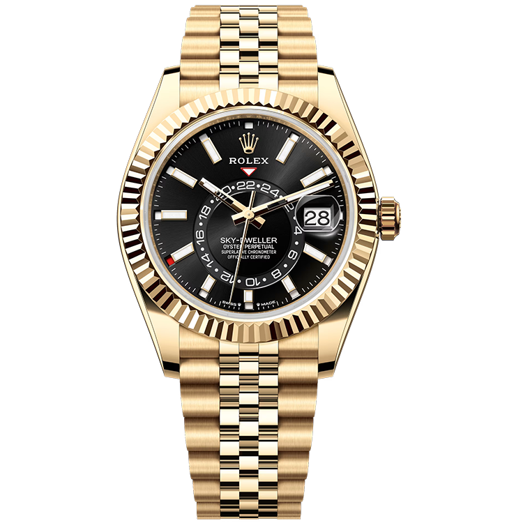 Rolex Sky-Dweller Black Yellow Gold 42mm - Image 1