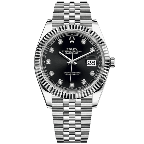 Rolex Datejust Black Steel 41mm