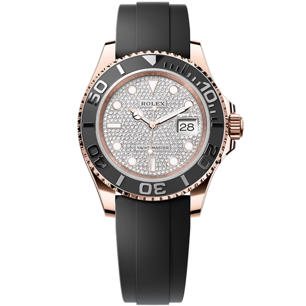 Rolex Yacht-Master Diamond Pave Rubber 40mm