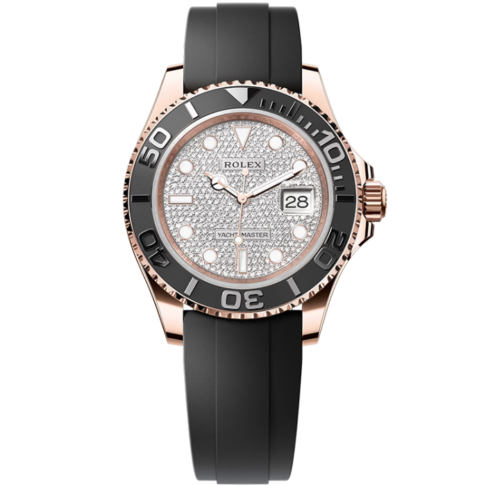 Rolex Yacht-Master Diamond Pave Rubber 40mm - Image 1